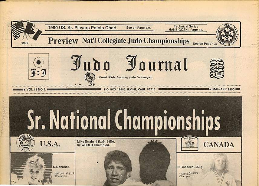 03/90 Judo Journal Newspaper